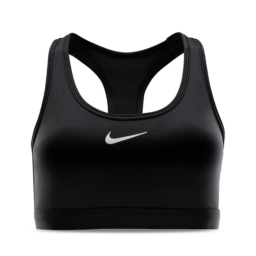 Nike Black Racerback Medium Support Women's Sports Bra - EUC